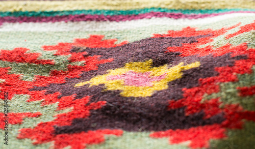 Traditional Ukrainian woven fabric © rootstocks