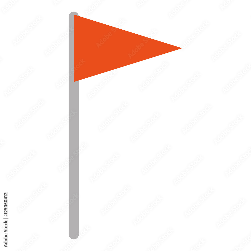 golf flag hole isolated icon vector illustration design golf flag hole isolated icon vector illustration design