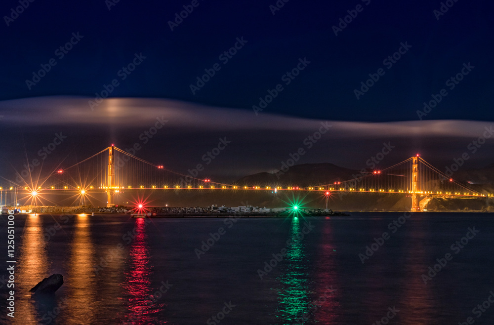 Golden Gate Bridge at Night