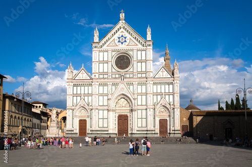 Basilica di Santa Croce principal Franciscan church in Florence, Italy. 