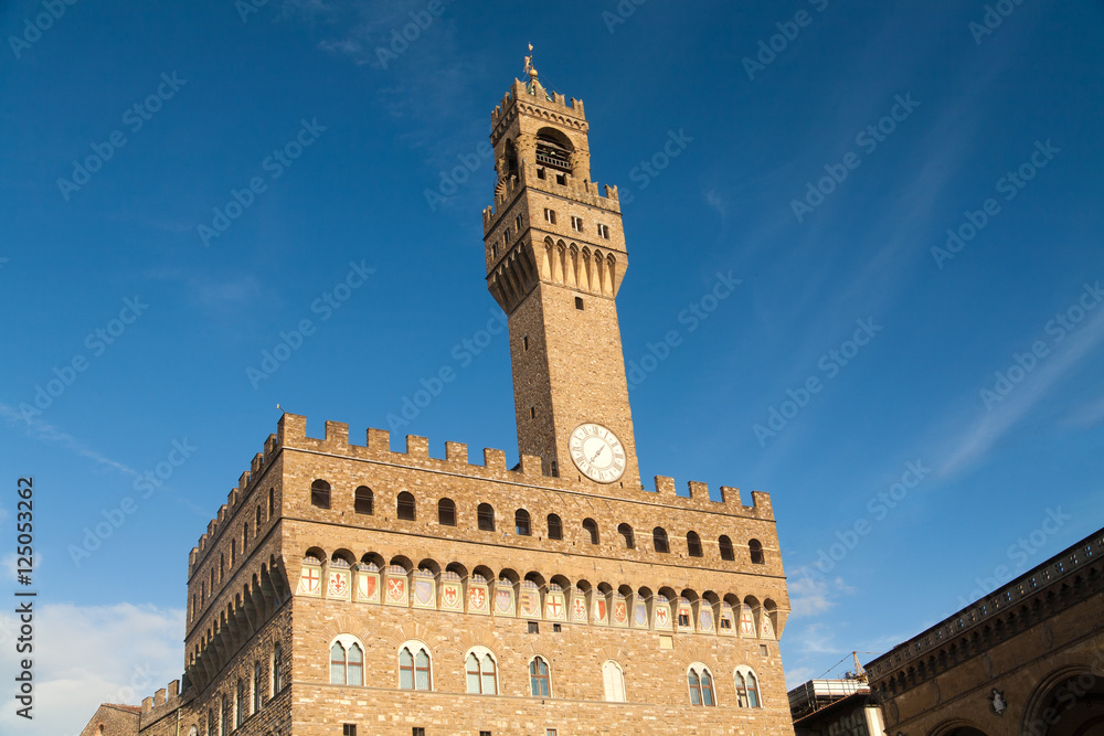 Palazzo Vecchio in Florence, Italy.