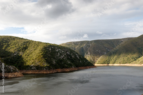 Close up view -Water inlet to the Kouga Dam photo