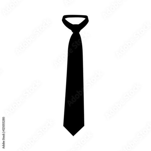 single necktie icon image vector illustration design 