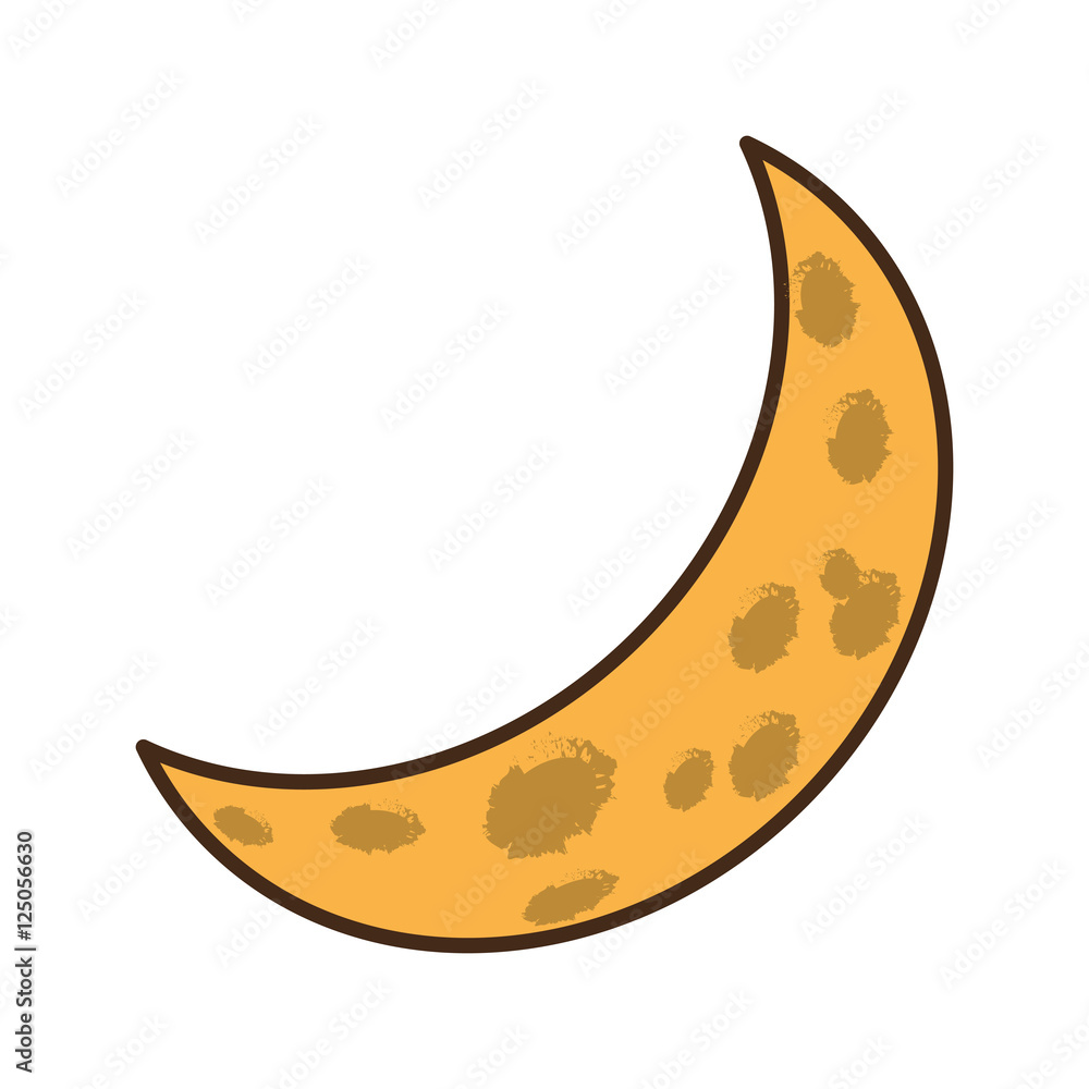 moon climate night isolated icon vector illustration design moon climate night isolated icon vector illustration design