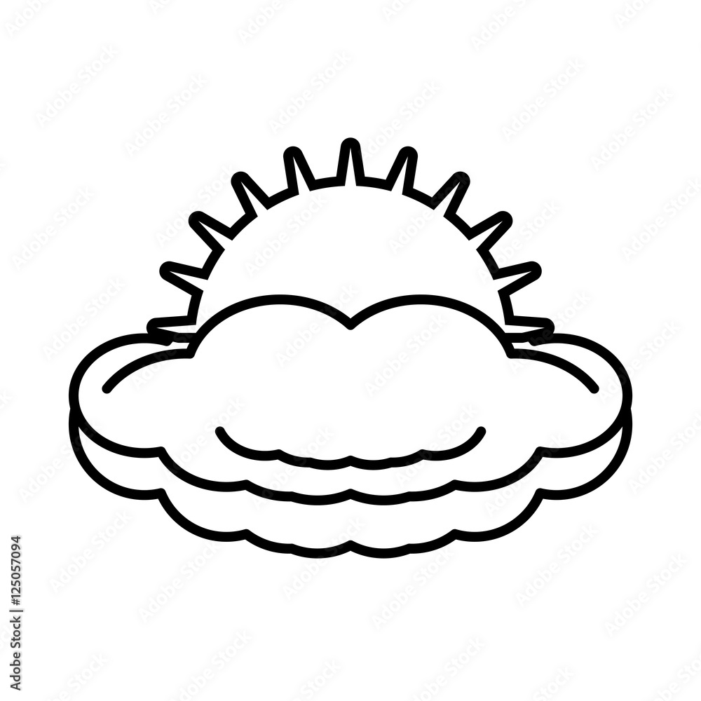 cloud climate concept isolate icon vector illustration design cloud climate concept isolate icon vector illustration design
