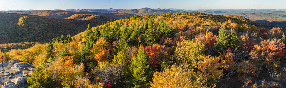 Autumn View North from Hadley Mountain