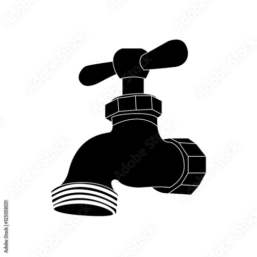 faucet or tap icon image vector illustration design 