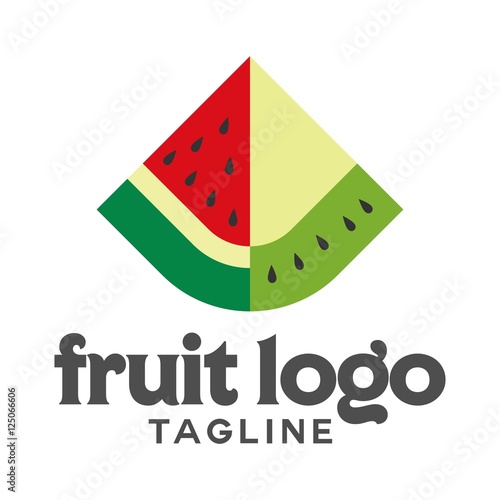 fruit vector logo