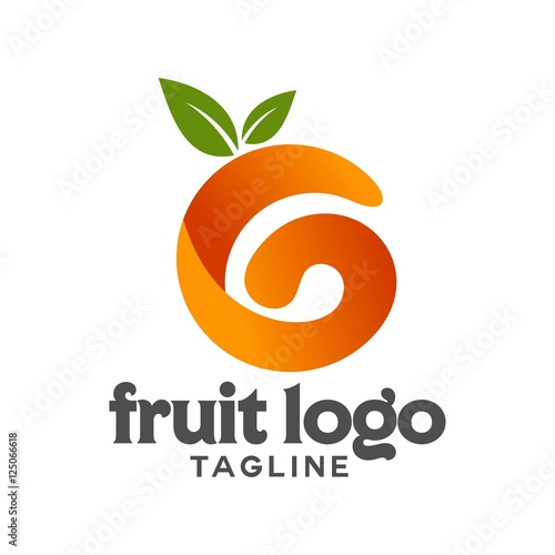 fruit vector logo
