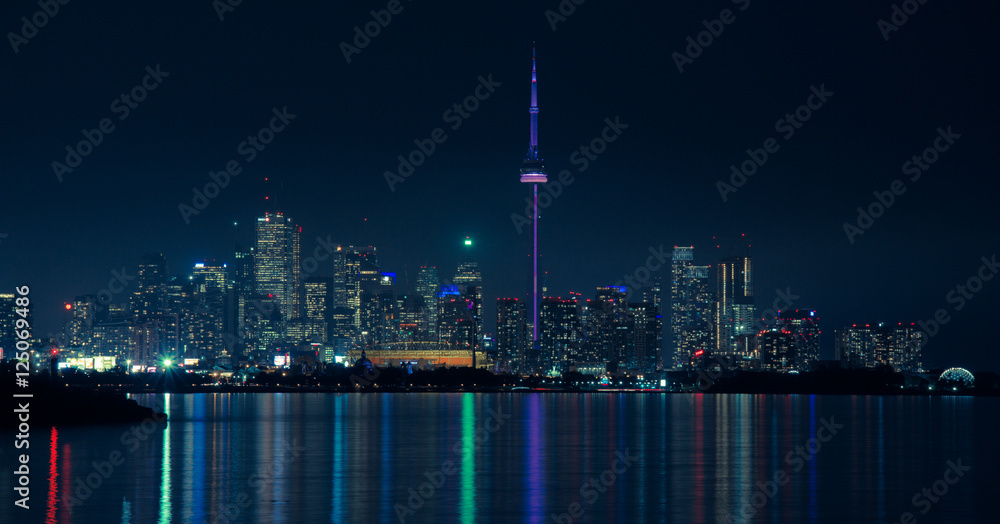 Fototapeta premium Toronto Night Skyline