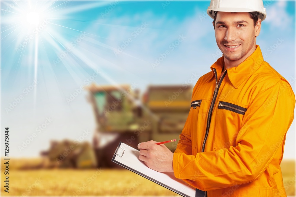 Fototapeta premium Farmer.