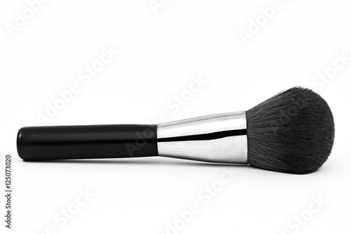 make up brush powder blusher isolated on white background