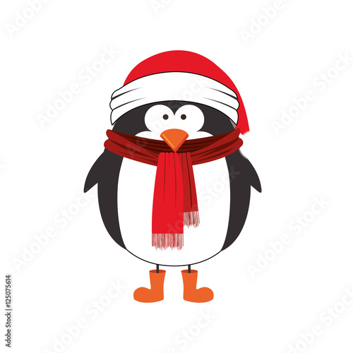 penguin cartoon icon image vector illustration design 
