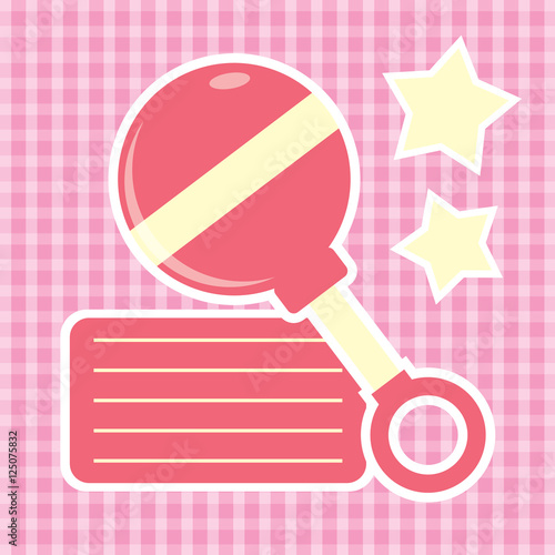 Template frame design for baby memories