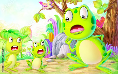 Story of frog and bull (8+9)
