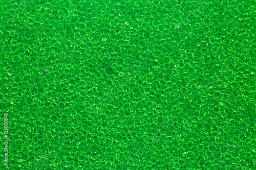 texture of green polymeric foam material