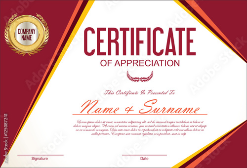 Certificate or diploma template 