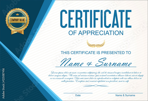 Certificate or diploma template 