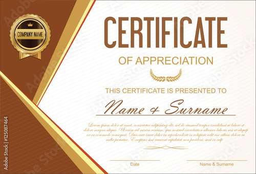 Certificate or diploma template 