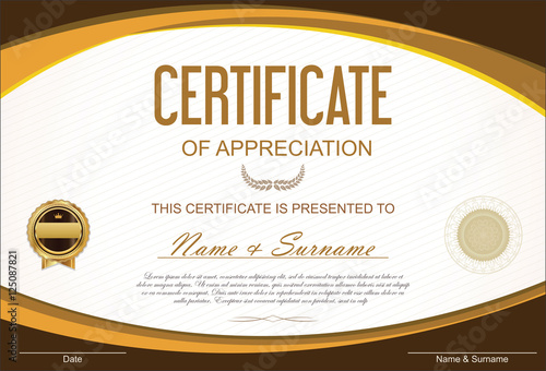 Certificate or diploma template 