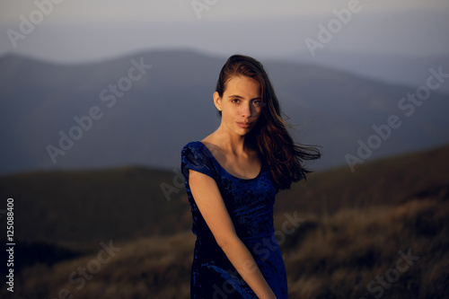 girl on natural background