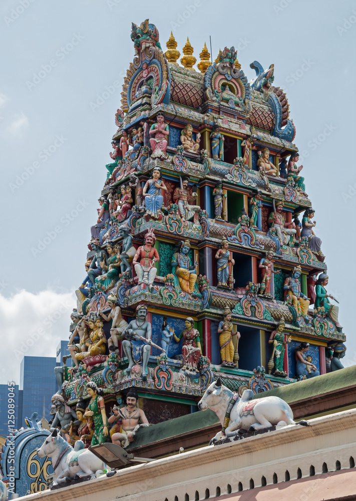 Hinduistic temple in Singapore