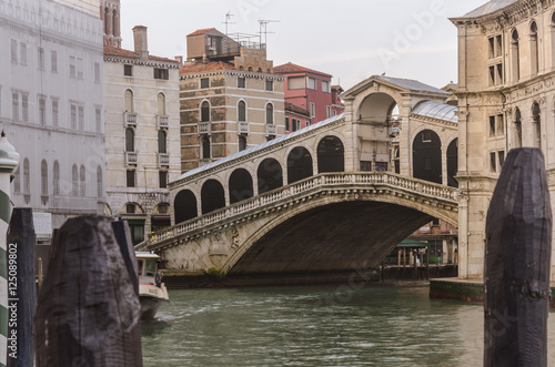 Rialto Bridge in Venice, in the early morning © samards