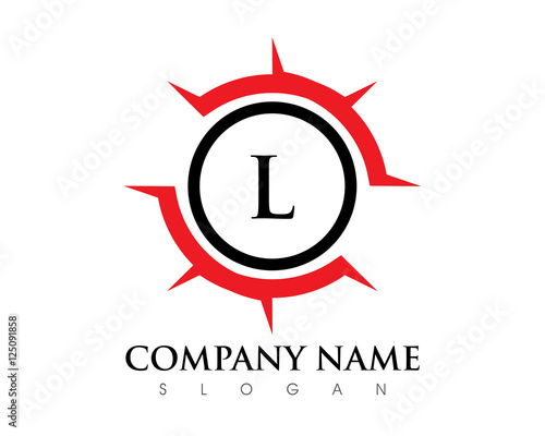 Circle L Letter Logo