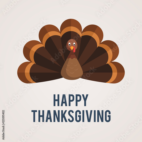Turkey bird for Happy Thanksgiving