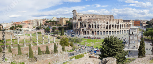 Fotografia urban view of Colloseum in Rome
