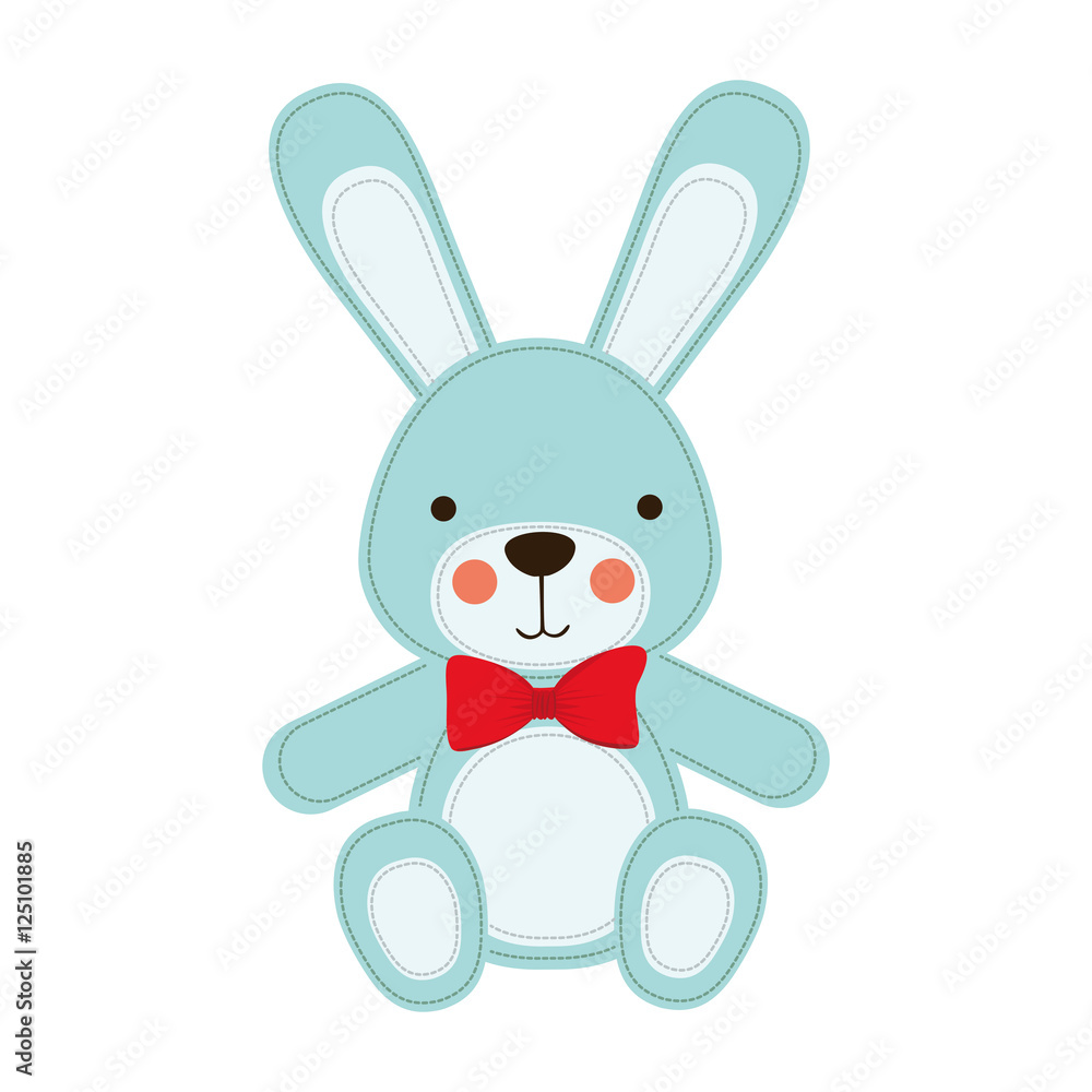bunny toy icon image vector illustration design bunny toy icon image vector illustration design