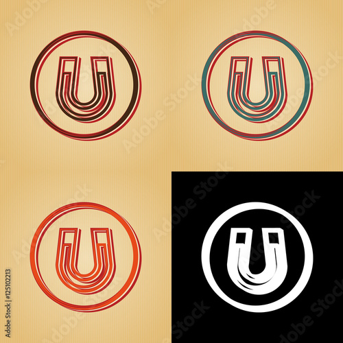 ikona w stylu retro