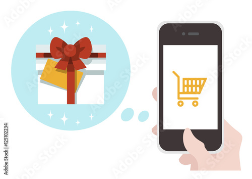 Buy a gift online shopping