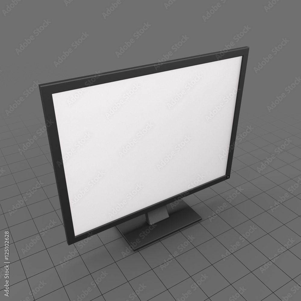Monitor 4x3 Stock 3D asset | Adobe Stock