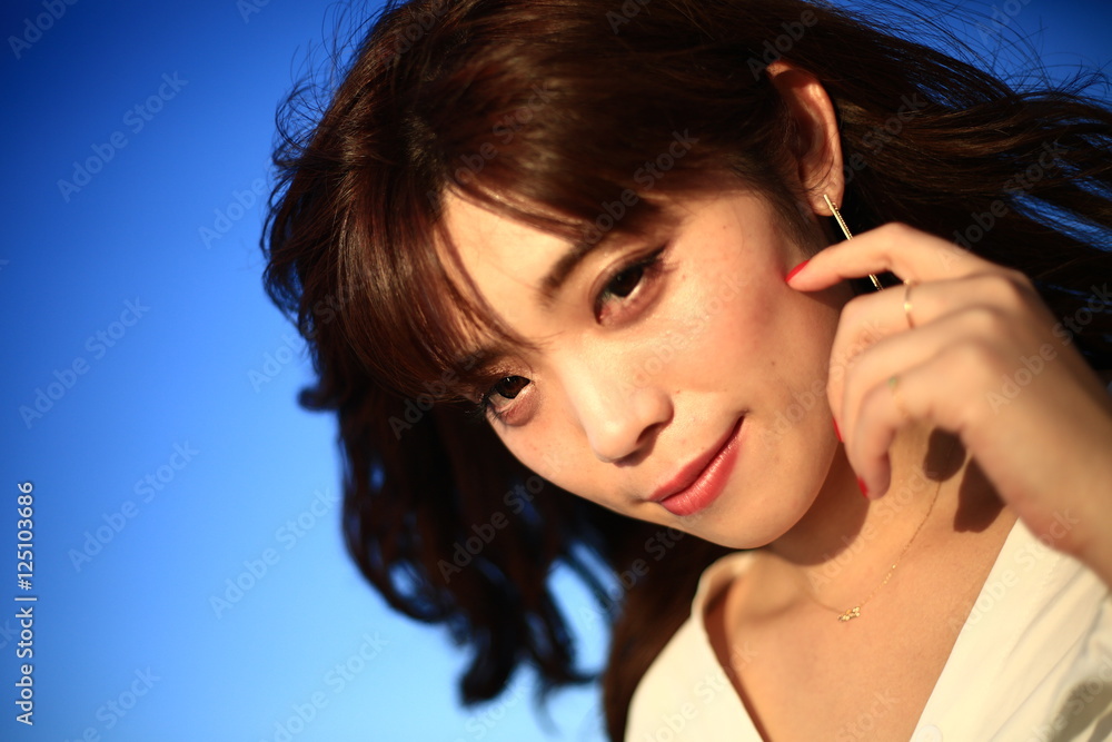 Obraz premium 女性ポートレート