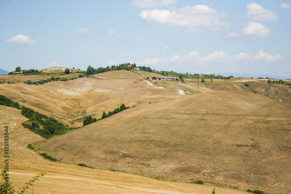 Tuscan countryside, Val d'Orcia, Siena, Italy