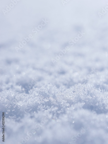 Snow surface winter