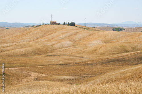 Landscape of Tuscan countryside, Tuscany, Italy