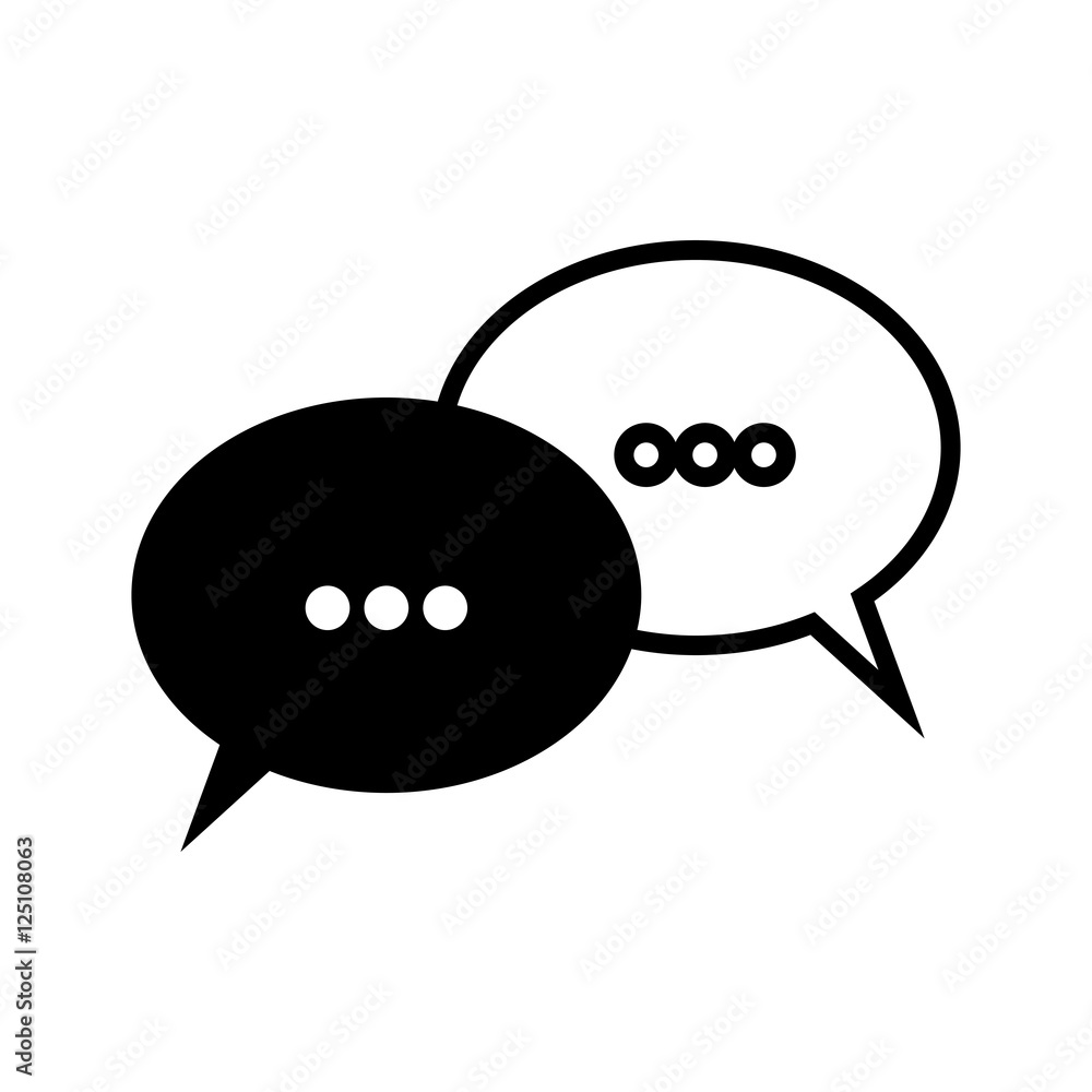 speech bubble icon image vector illustration design 
