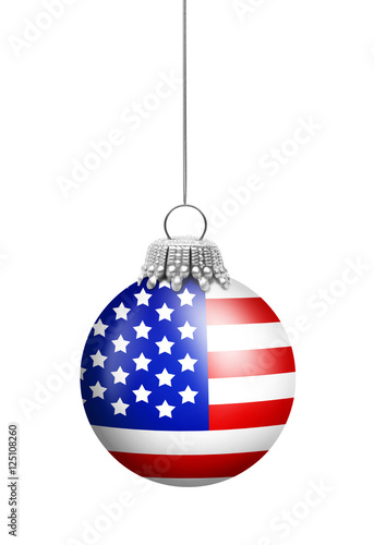 Amerikanische Christbaumkugel