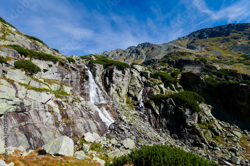 Slovakian Vodopad Skok Tatra landscape