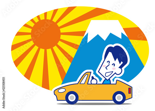 富士山からのご来光を求めて　ドライブお兄さん