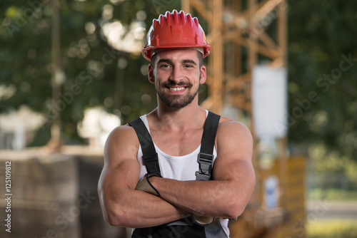 Portrait Of The Smiling Professional Handyman