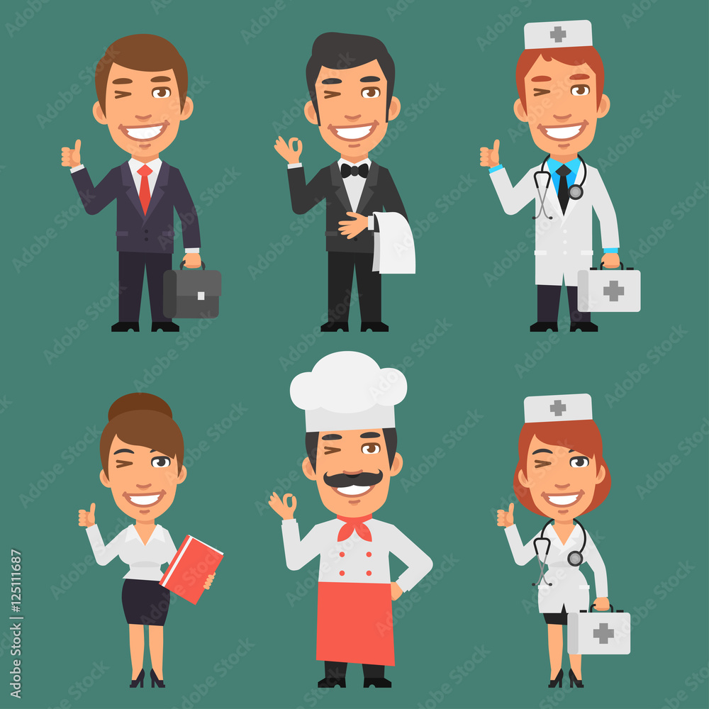 Characters Different Professions Part 2 Characters Different Professions Part 2