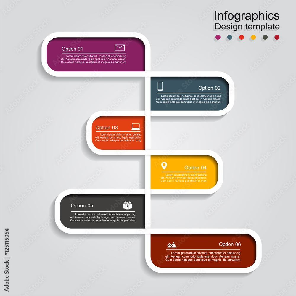 Infographic design with elements and icons. Vector illustration Infographic design with elements and icons. Vector illustration