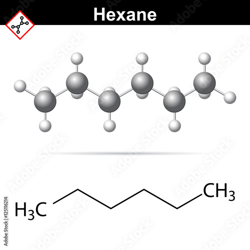 Hexane aliphatic hydrocarbon, alkane class