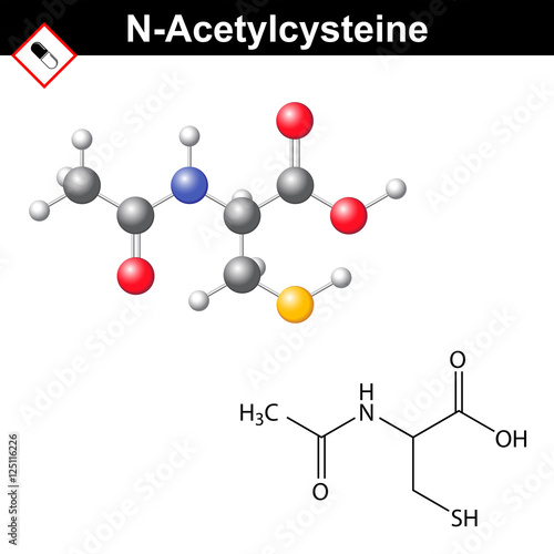 Acetylcysteine mucolytic, expectorant, detoxifying drug