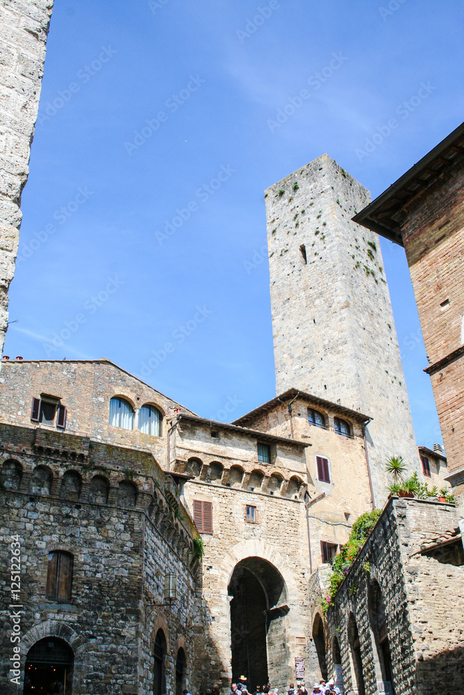The medieval town of San Gimignano, Tuscany, Italy 