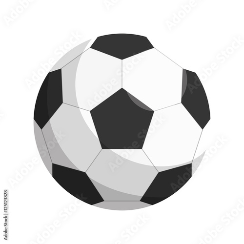 balloon soccer isolated icon vector illustration design