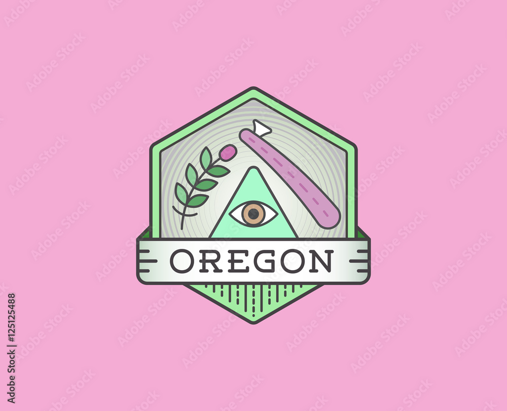 Medical Cannabis Marijuana Sign or Label Template in Vector. Can Stock ...